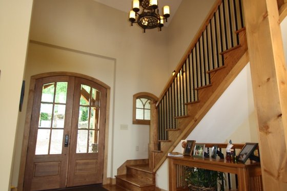 Interior - Entry for Ranch House Plan #54-481 - 4 bed, 3.5 bath