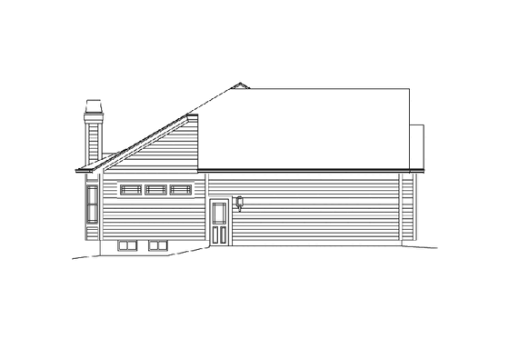 Exterior - Other Elevation for Country House Plan #57-622 - 3 bed, 2.5 bath