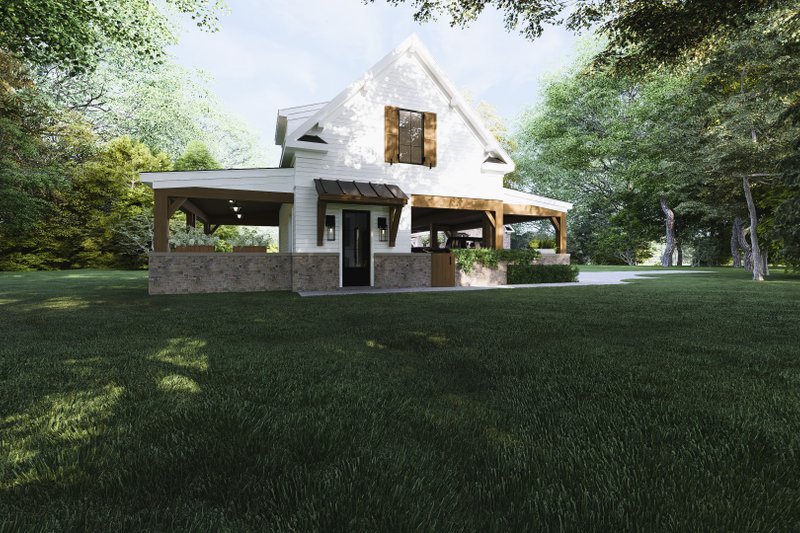 Craftsman Style House Plan - 2 Beds 2 Baths 1220 Sq/Ft Plan #1094-27