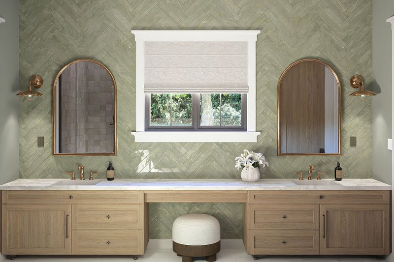 Home Plan - Interior - Master Bathroom for Farmhouse House Plan #455-736 - 3 bed, 2.5 bath