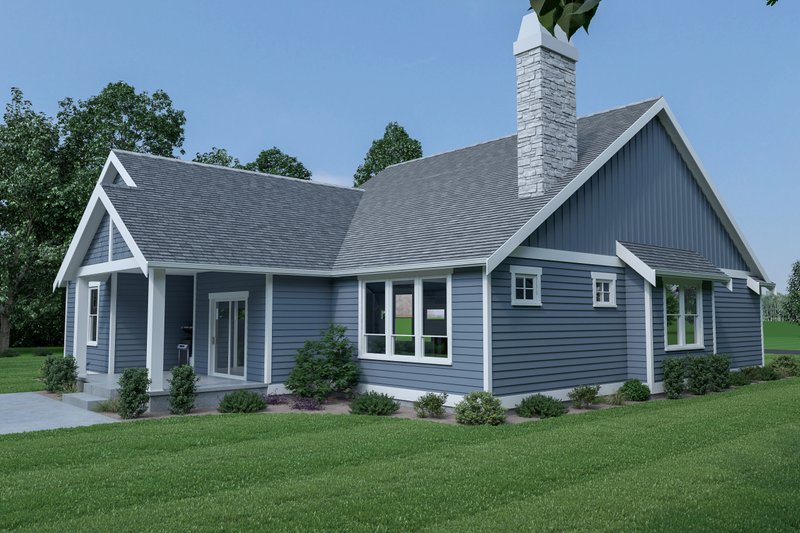 House Blueprint - Exterior - Other Elevation for Craftsman House Plan #1070-200 - 3 bed, 2.5 bath