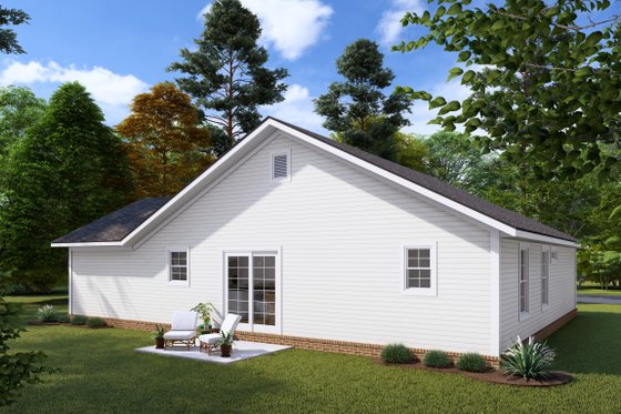 Exterior - Other Elevation for Cottage House Plan #513-2261 - 2 bed, 2 bath