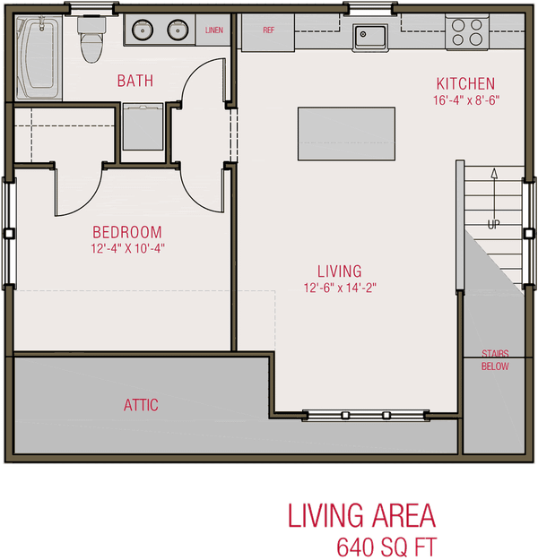 Craftsman Floor Plan - Upper Floor Plan #461-99