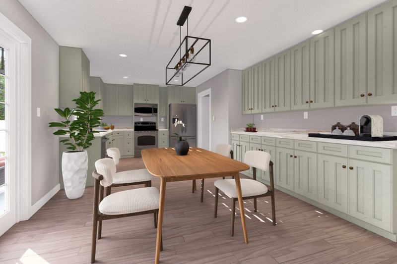 House Design - Interior - Kitchen for Ranch House Plan #1060-260 - 3 bed, 2 bath