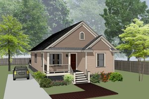 Farmhouse Exterior - Front Elevation Plan #79-336