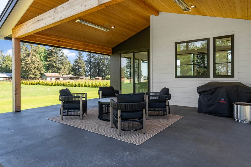 House Design - Exterior - Covered Porch for Contemporary House Plan #1070-214 - 4 bed, 3.5 bath