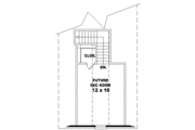 Colonial Style House Plan - 2 Beds 2 Baths 1823 Sq/Ft Plan #81-515 