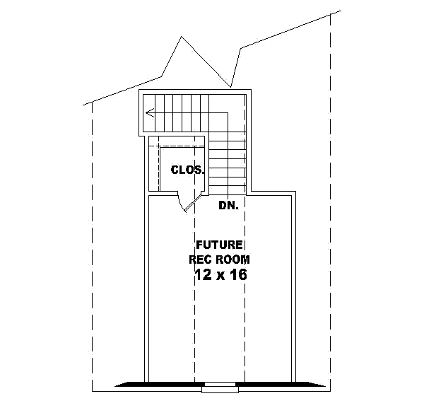 Colonial Floor Plan - Upper Floor Plan #81-515