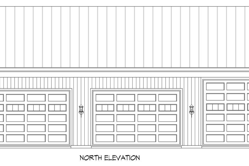 Dream House Plan - Exterior - Front Elevation 3 for Contemporary House Plan #932-897, 0 bath