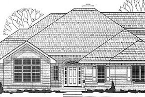 Traditional Exterior - Front Elevation Plan #67-723