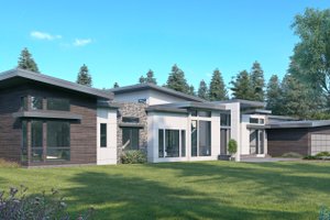 Modern Exterior - Other Elevation Plan #1066-217