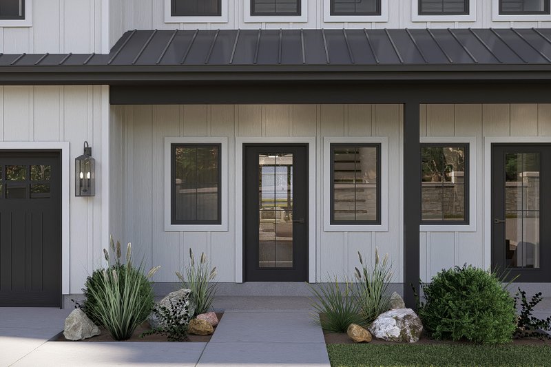 Architectural House Design - Exterior - Covered Porch for Farmhouse House Plan #455-750 - 3 bed, 2.5 bath