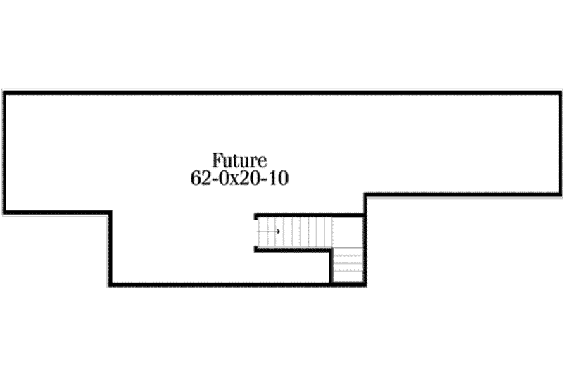 House Blueprint - Floor Plan - Other Floor for Cottage House Plan #406-123 - 3 bed, 2 bath
