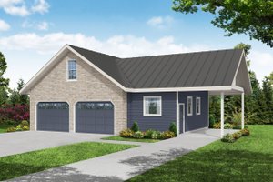Traditional Exterior - Front Elevation Plan #124-1324