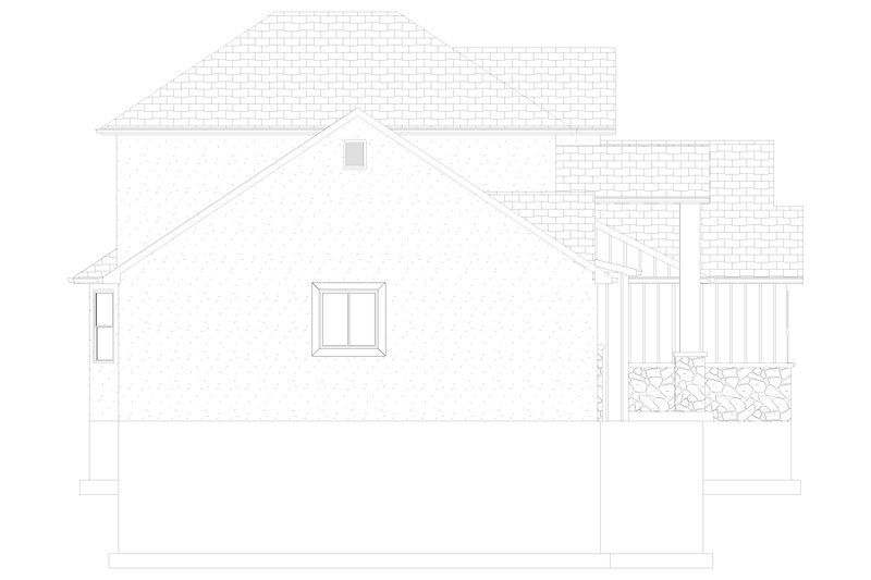 Home Plan - Exterior - Other Elevation 1 for Craftsman House Plan #1060-134 - 4 bed, 2.5 bath