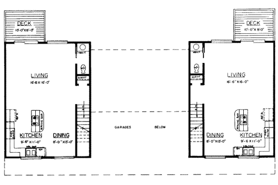 Floor Plan - Upper Floor for Traditional House Plan #303-300 - 2 bed, 1.5 bath