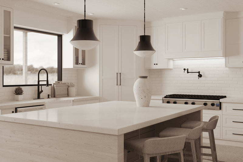 House Design - Interior - Kitchen 2 for Traditional House Plan #119-453 - 5 bed, 4 bath
