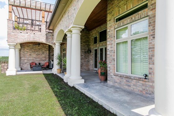 Exterior - Rear Elevation 1 for Mediterranean House Plan #930-276 - 4 bed, 4.5 bath