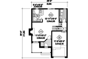 Country Style House Plan - 3 Beds 1 Baths 1571 Sq/Ft Plan #25-4868 