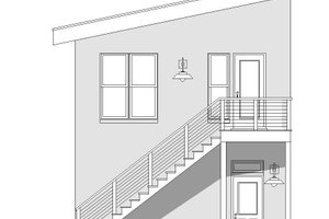 Exterior - Other Elevation for Contemporary House Plan #932-50, 0 bath