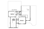 European Style House Plan - 5 Beds 3 Baths 2585 Sq/Ft Plan #17-646 