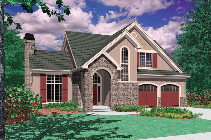 Home Plan - Traditional Exterior - Front Elevation Plan #48-172