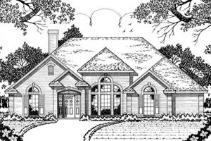 Traditional Exterior - Front Elevation Plan #42-127