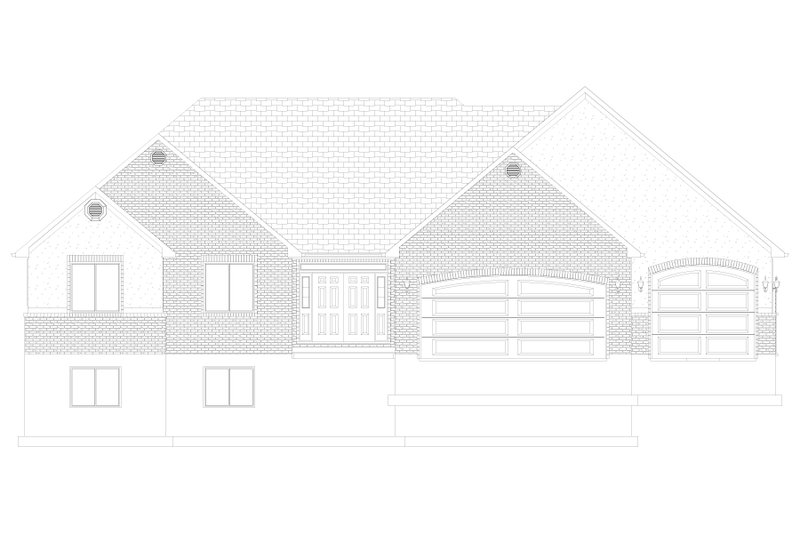 Dream House Plan - Exterior - Front Elevation 3 for Traditional House Plan #1060-216 - 3 bed, 2.5 bath