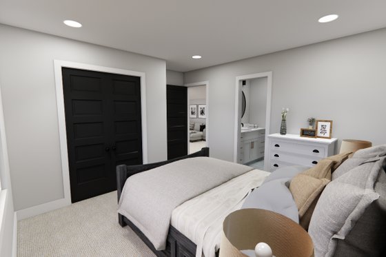 Interior - Bedroom 2 for Farmhouse House Plan #51-1263 - 3 bed, 3.5 bath