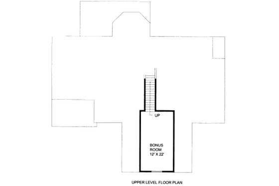 Floor Plan - Other Floor for Bungalow House Plan #117-627 - 2 bed, 2 bath