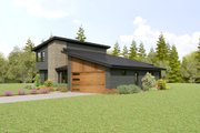 Contemporary Style House Plan - 3 Beds 2.5 Baths 2716 Sq/Ft Plan #48-1168 Exterior 