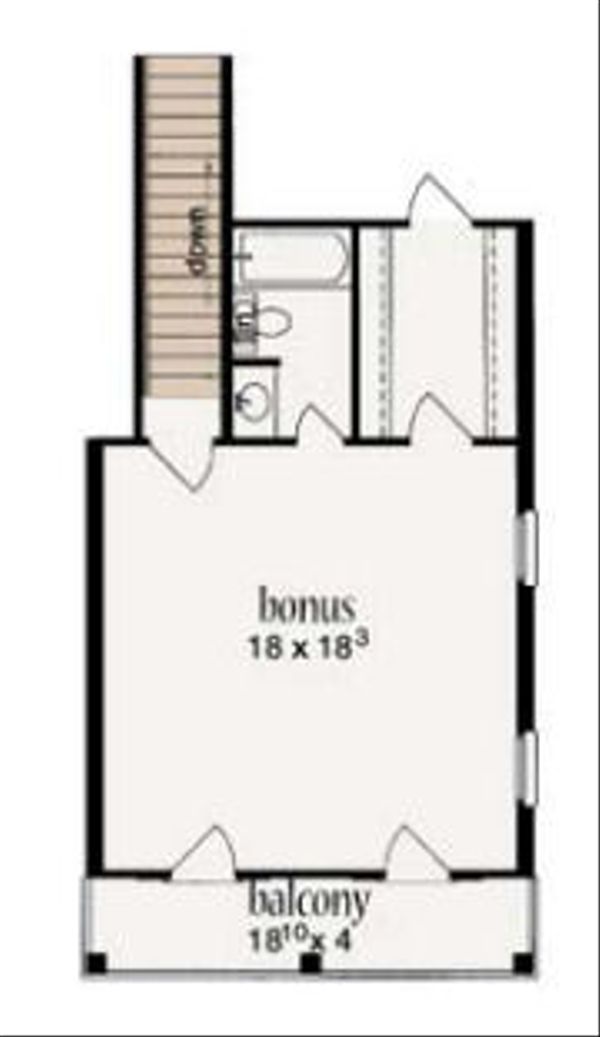 Architectural House Design - Mediterranean Floor Plan - Other Floor Plan #36-461