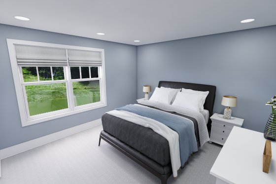 Interior - Bedroom 1 for Traditional House Plan #51-1257 - 3 bed, 3.5 bath