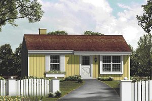 Farmhouse Exterior - Front Elevation Plan #57-410