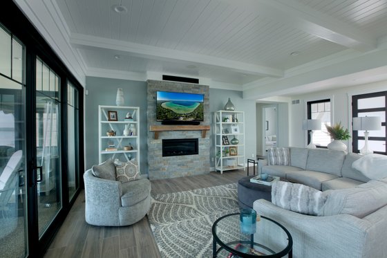 Interior - Family Room 1 for Farmhouse House Plan #928-399 - 3 bed, 3.5 bath