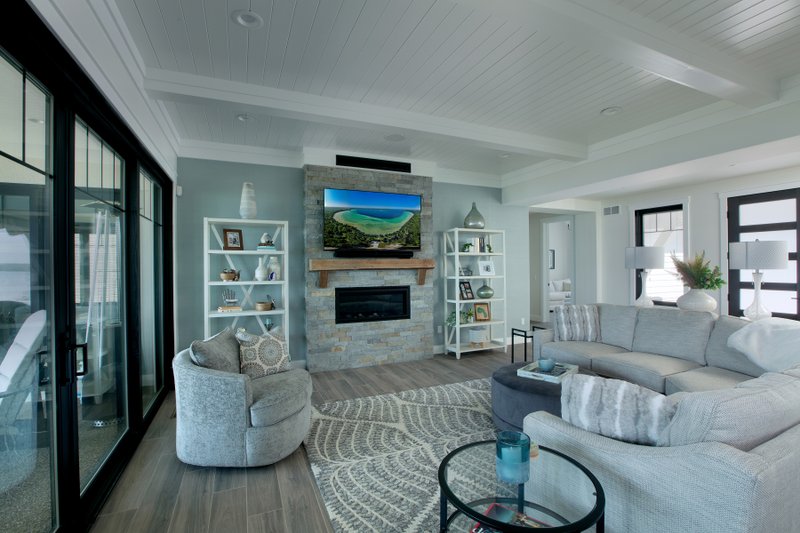 House Plan Design - Interior - Family Room 1 for Farmhouse House Plan #928-399 - 3 bed, 3.5 bath