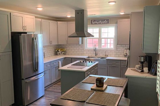 Interior - Kitchen 1 for Cottage House Plan #44-165 - 2 bed, 2 bath