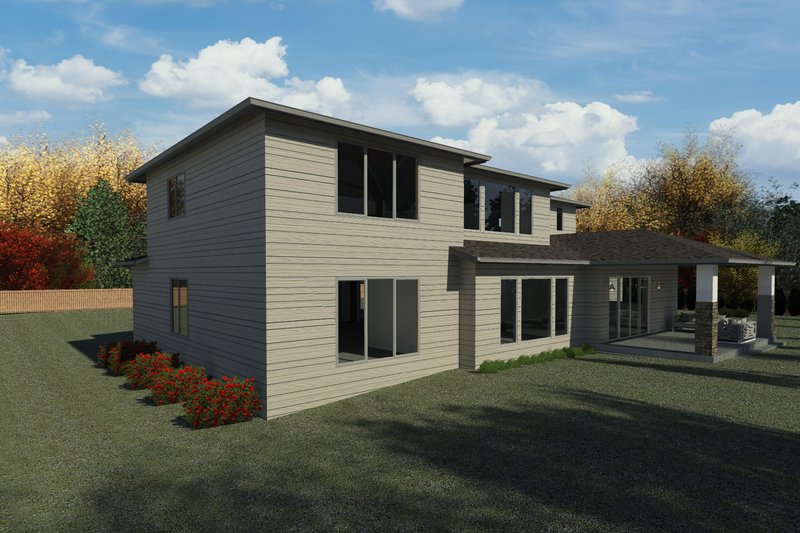 Dream House Plan - Exterior - Other Elevation for Contemporary House Plan #1066-116 - 5 bed, 3.5 bath