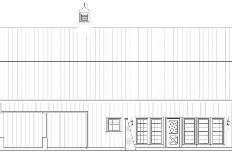 House Design - Exterior - Other Elevation for Barndominium House Plan #45-625 - 3 bed, 2.5 bath