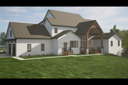 Farmhouse Style House Plan - 4 Beds 4.5 Baths 3778 Sq/Ft Plan #1116-26 Exterior 
