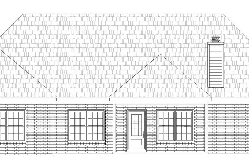 House Plan Design - Exterior - Rear Elevation for Contemporary House Plan #932-397 - 3 bed, 3 bath