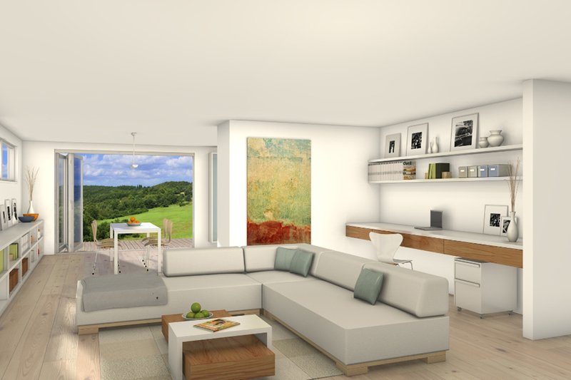 Dream House Plan - Interior - Other for Modern House Plan #497-26 - 3 bed, 2.5 bath