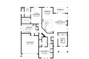 Ranch Style House Plan - 3 Beds 2.5 Baths 2137 Sq/Ft Plan #48-925 