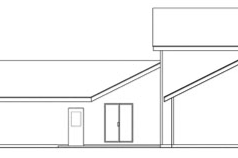 Home Plan - Exterior - Other Elevation for Contemporary House Plan #124-804 - 5 bed, 3.5 bath