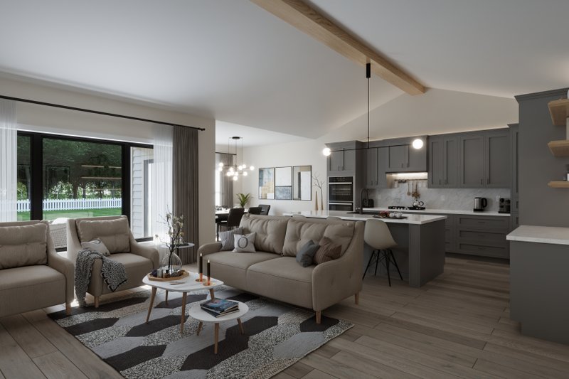 Dream House Plan - Interior - Family Room 1 for Country House Plan #1089-50 - 3 bed, 2.5 bath