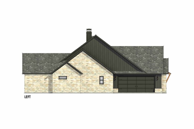 Architectural House Design - Exterior - Other Elevation for Country House Plan #1096-164 - 4 bed, 3 bath