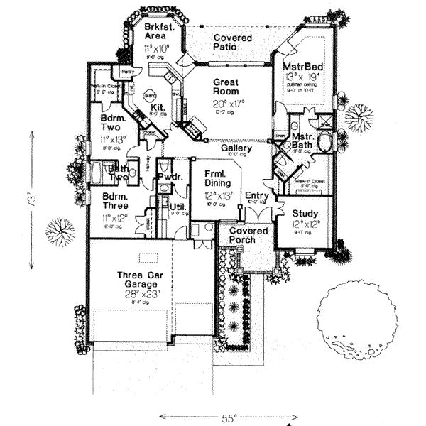 Traditional Floor Plan - Main Floor Plan #310-528