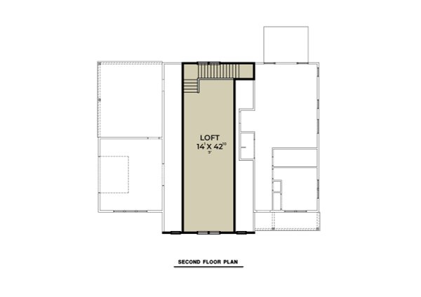 Farmhouse Floor Plan - Upper Floor Plan #1070-196