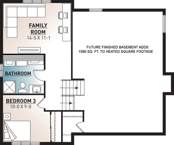 Dream House Plan - Floor Plan - Lower Floor Plan #23-138