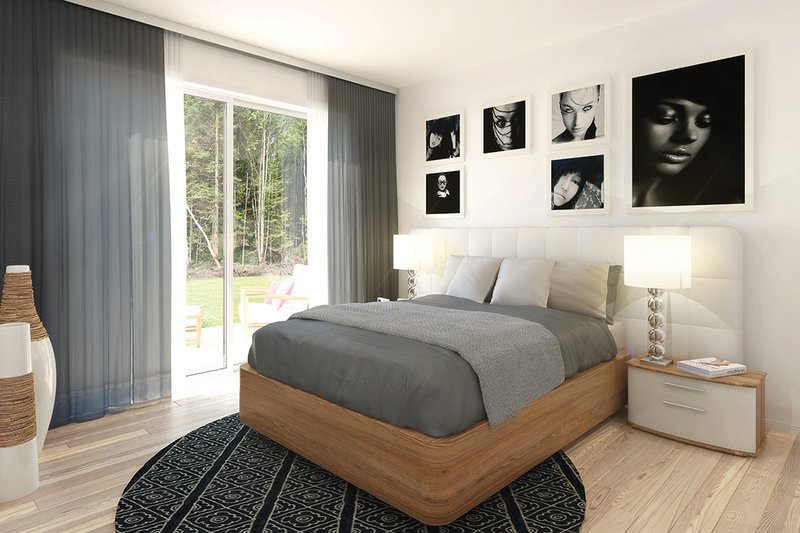 House Plan Design - Interior - Bedroom for Cottage House Plan #23-2313 - 3 bed, 2 bath